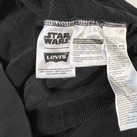 Levi’s Black Hoodie, Star Wars Darth Vader Of Faith Disturbing Size Medium - Picture 9 of 12